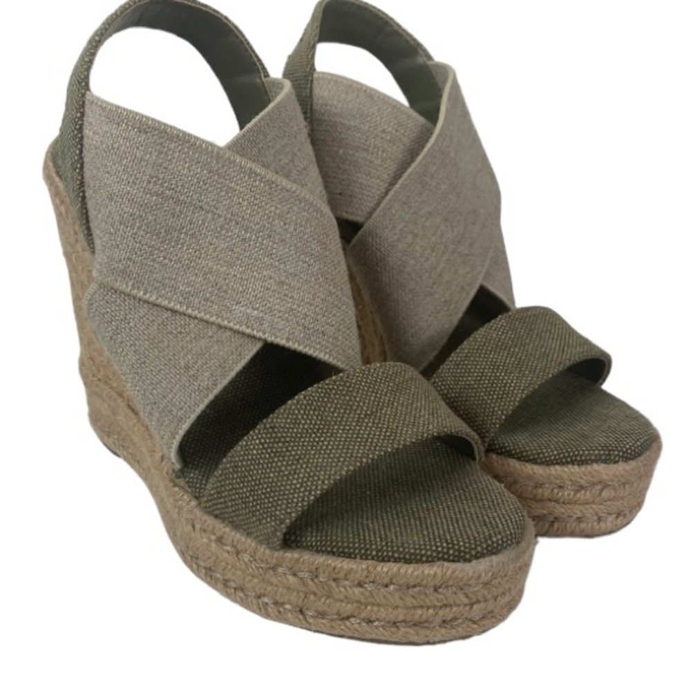 COPY - Ralph Lauren wedge sandal Espadrille platform Sandals Heels Size 5.